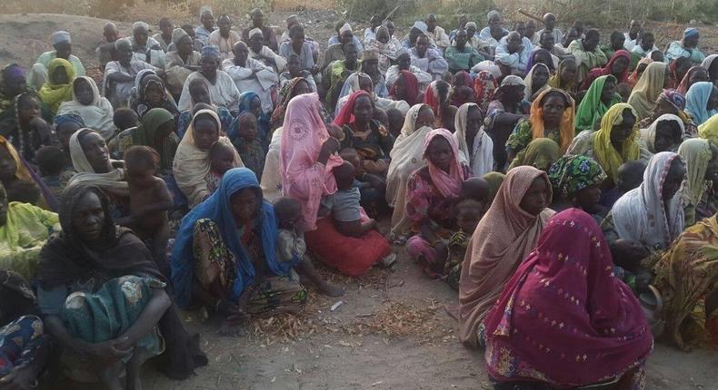 Persons rescued from Boko Haram