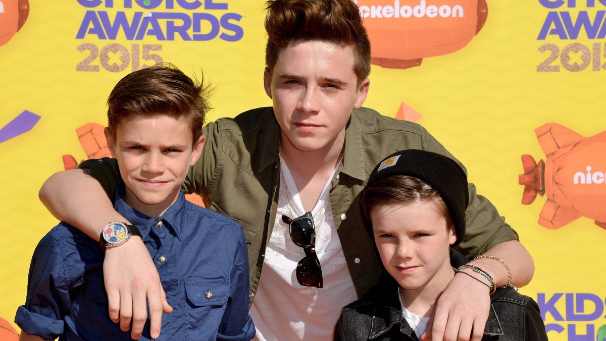 Romeo, Cruz i Brooklyn Beckham