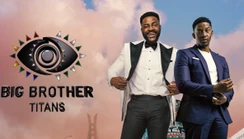 'BBTitans': Ebuka condemned for shaking tables on show, wife and fans react 