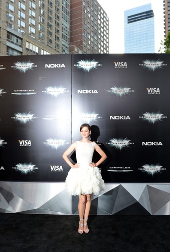 Marion Cotillard na premierze filmu 'Mroczny rycerz powstaje' w Nowym Jorku