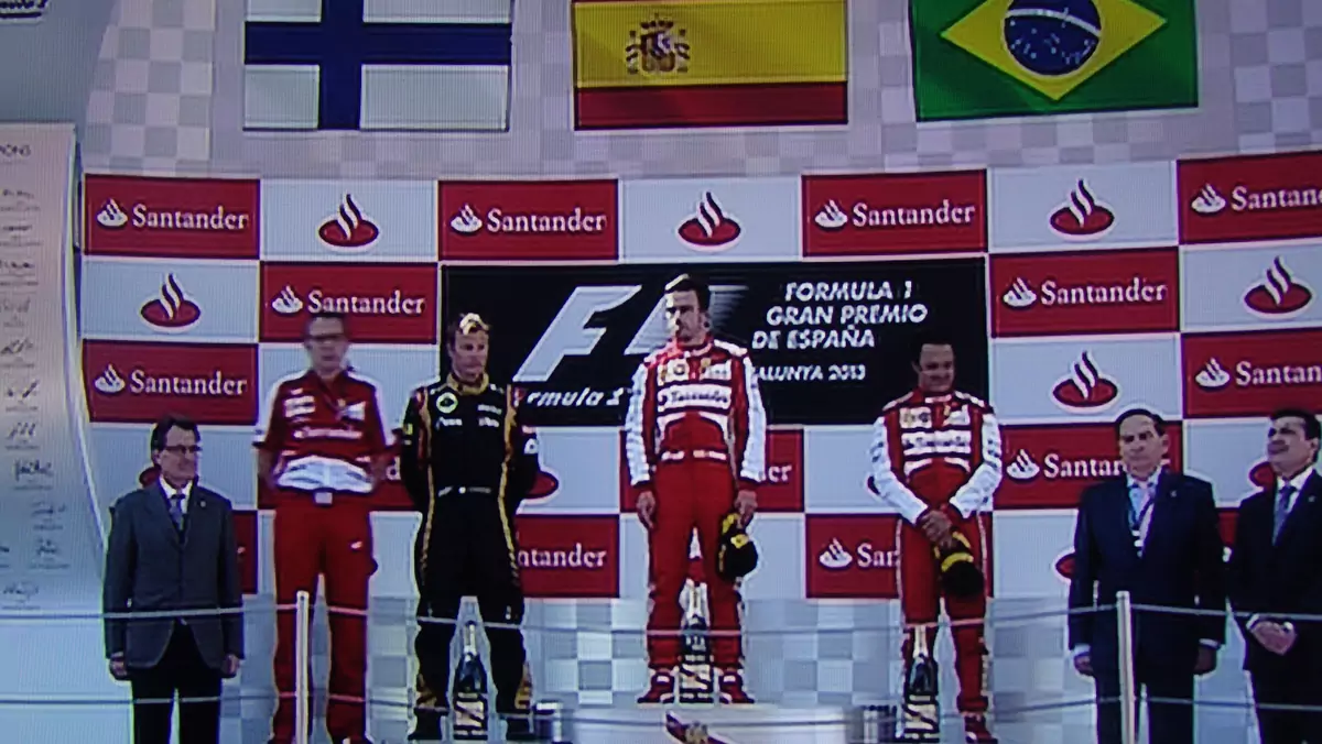 Ferrari i Alonso triumfatorami GP Hiszpanii 2013