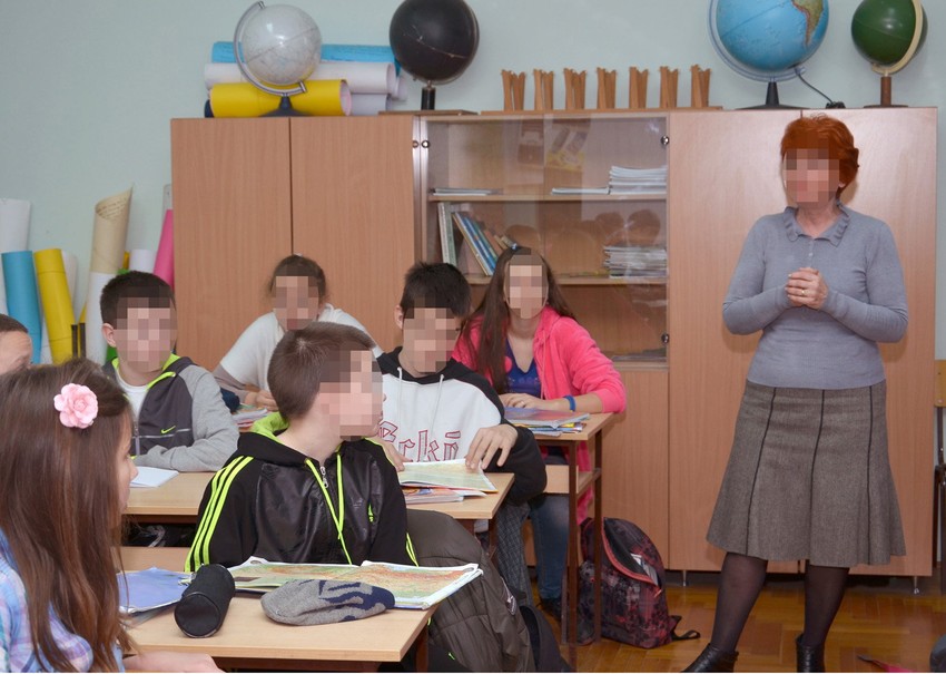 Učenici na času sa pravim pedagogom