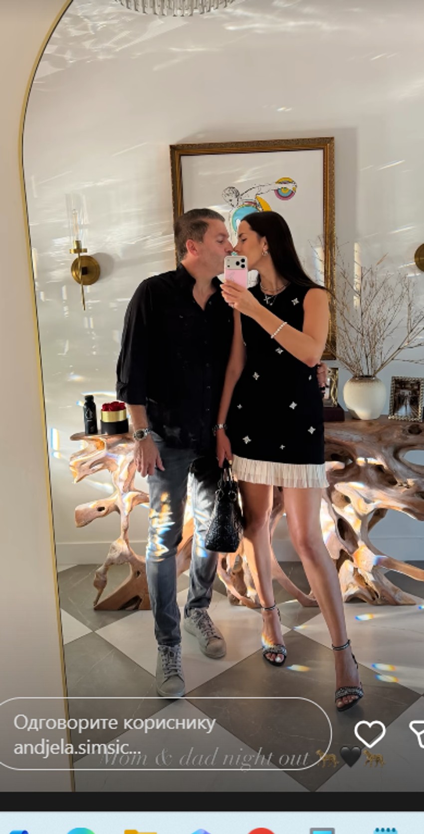 Anđela podelila sliku sa mužem 
