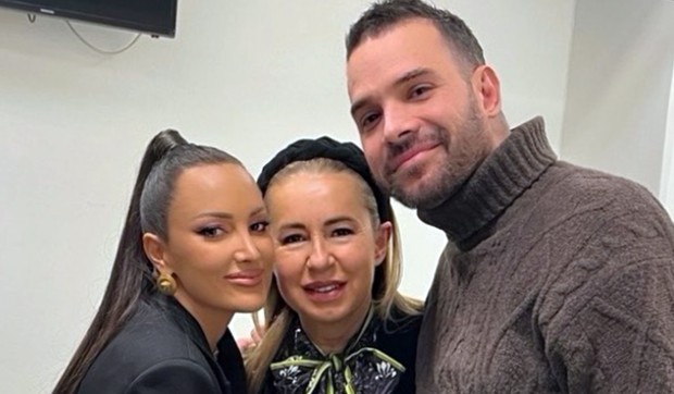 Aleksandra Prijović Filip i njegova majka Zorica