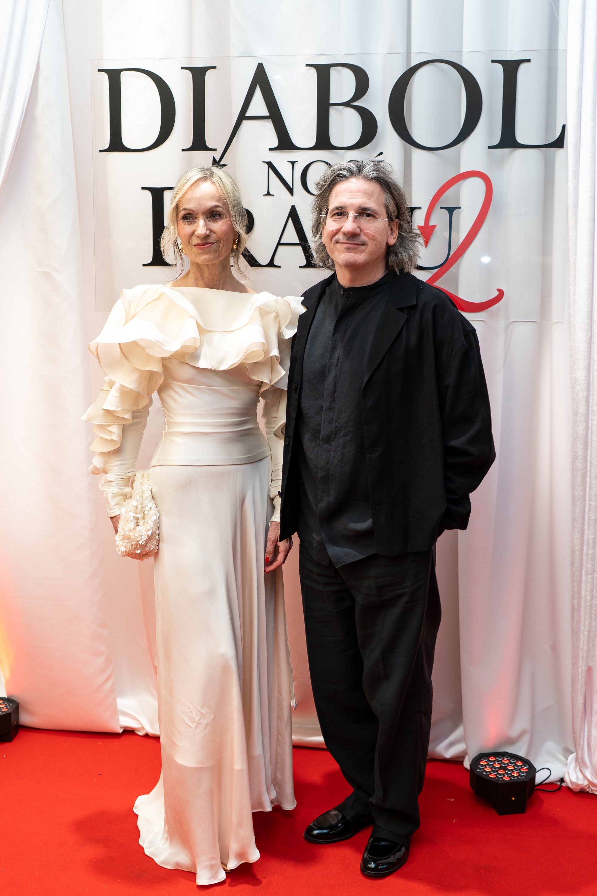Eva Maštalírová a Juraj Mokrý na premiére filmu Diabol nosí Pradu 2.