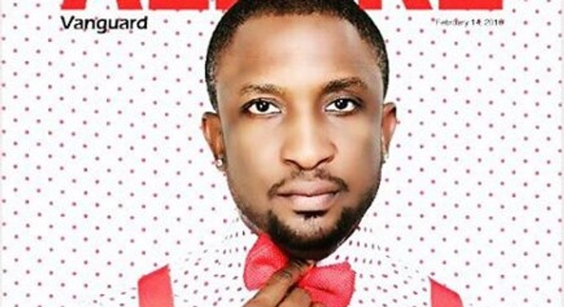 Darey Art-Alade on the cover of Vanguard Allure magazine