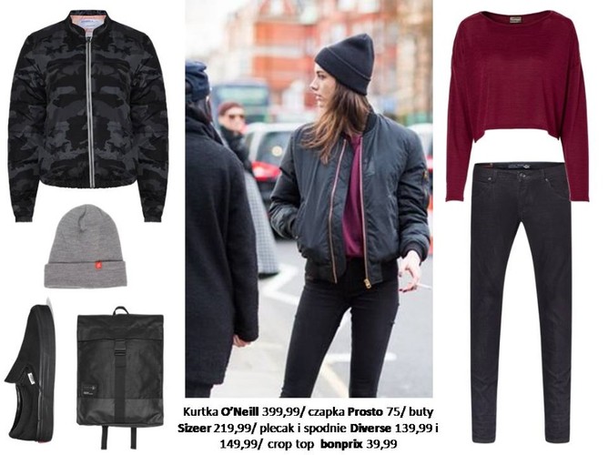 Jak nosić kurtkę bomber. STYLIZACJE na wiosnę 2015