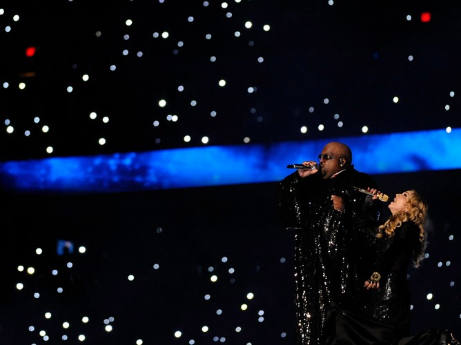 Madonna i Cee Lo Green na Super Bowl