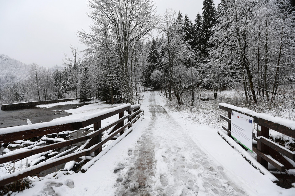 Zasypane Zakopane po wieczornych i nocnych intensywnych opadach