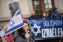 Wiec solidarności z Izraelem. "My, Polacy nie możemy być nawet obojętni"