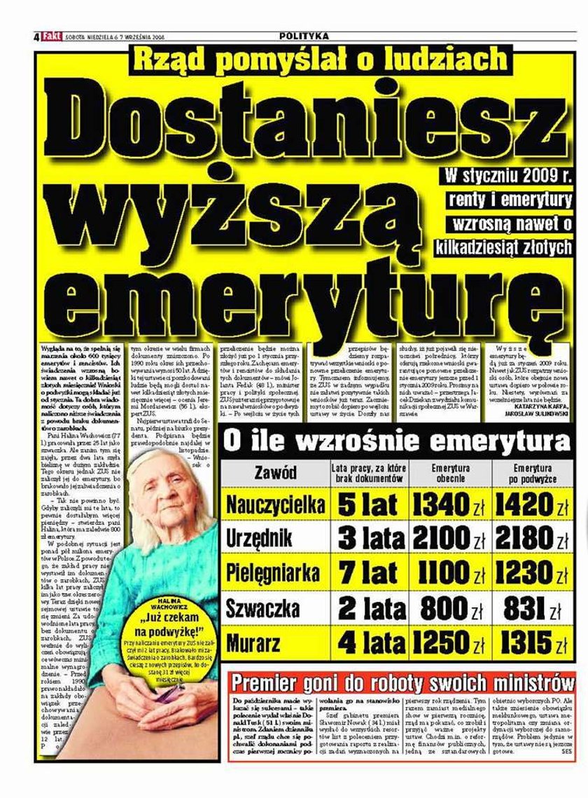 Dostaniesz wyższą emeryturę