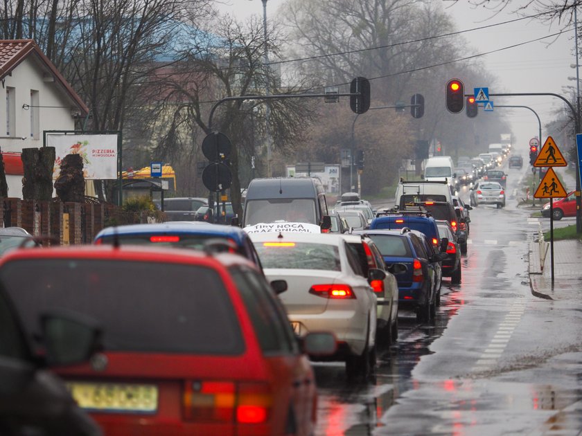 Protest mieszkańców Nowosolnej