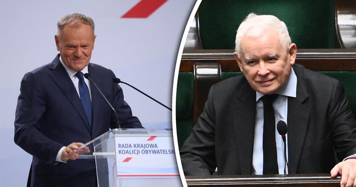 Tusk zaskoczył życzeniami dla Kaczyńskiego. Na sali wybuchł śmiech