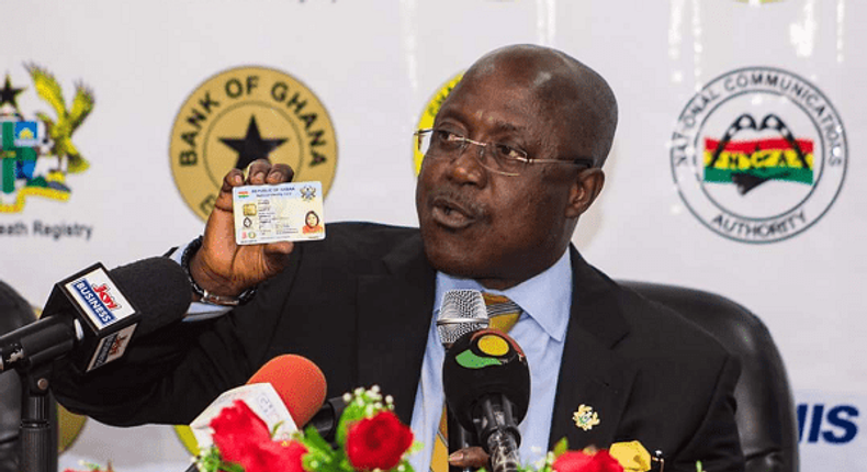 Chief Executive Officer of the National Identification Authority, Professor Ken Attafuah