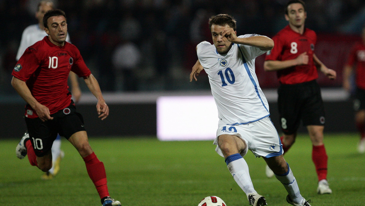 Po zaciętym meczu Albania zremisowała z Bośnią i Hercegowiną 1:1 (1:1) w piątkowym meczu grupy B eliminacji do Euro 2012.