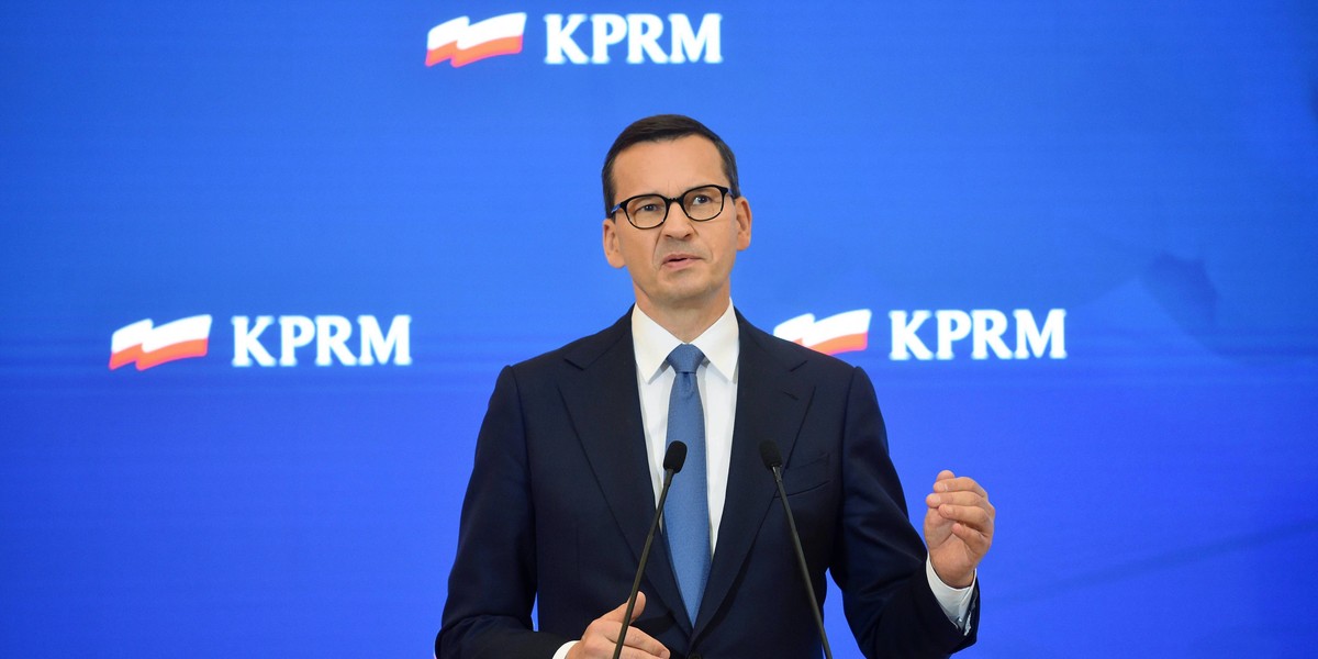 Premier Mateusz Morawiecki.