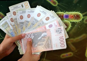 Novac je idealno mesto za naseljavanje virusa, bakterija i gljivica