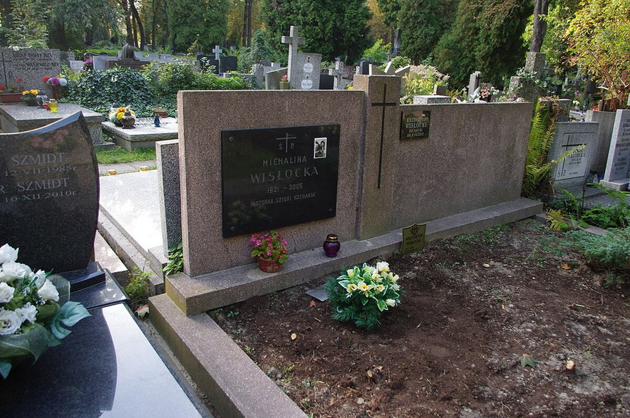 Grób Michaliny Wisłockiej na Cmentarzu ewangelicko-augsburskim w Warszawie, fot. Mateusz Opasiński, licencja CC BY-SA 3.0