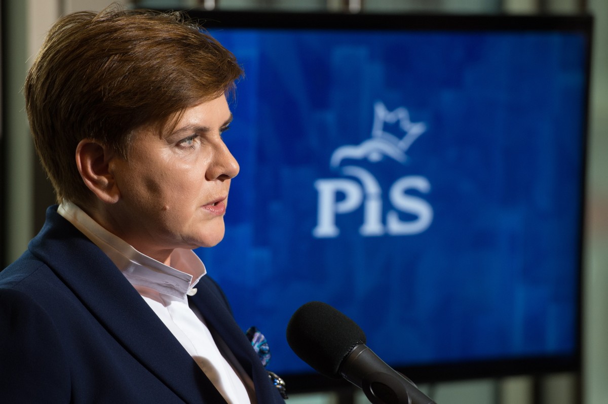 Kandydatka PiS na premiera Beata Szydło