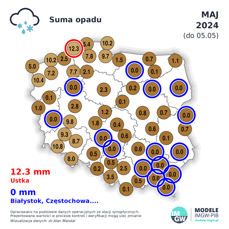 W wielu miejscach od początku maja nie spadła ani jedna kropla deszczu