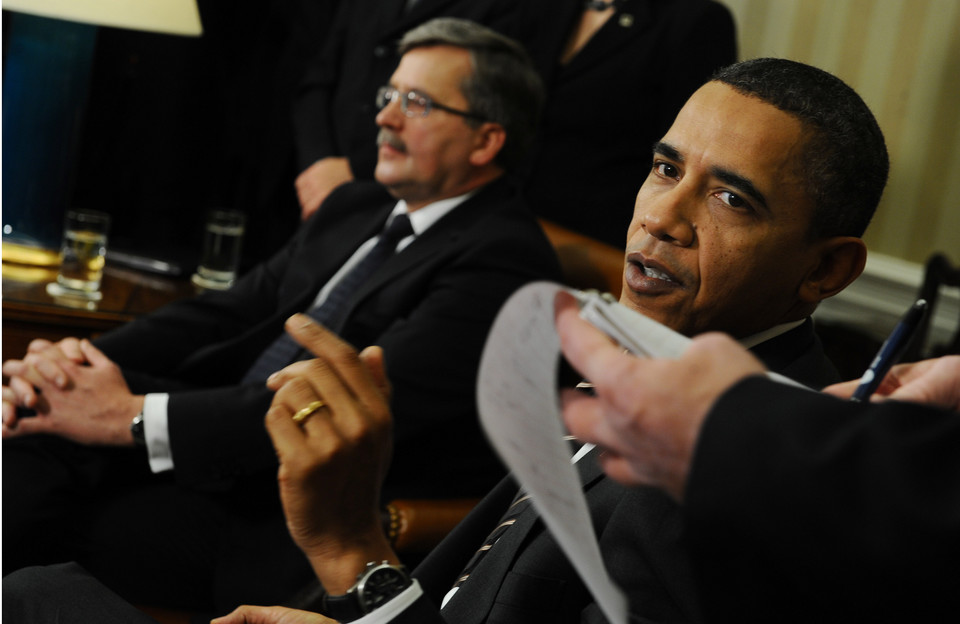 USA POLSKA KOMOROWSKI OBAMA SPOTKANIE