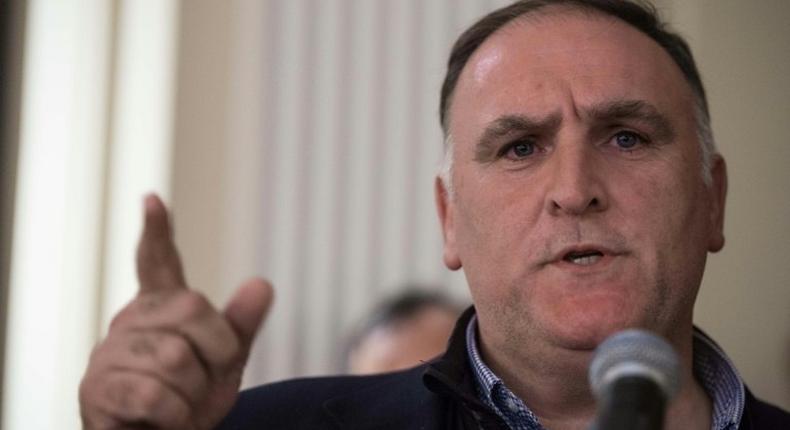 Chef Jose Andres is an immigrant from Spain who became an award-winning celebrity chef and built a restaurant empire in the US