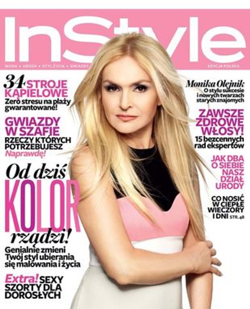 Monika Olejnik na okładce „InStyle"