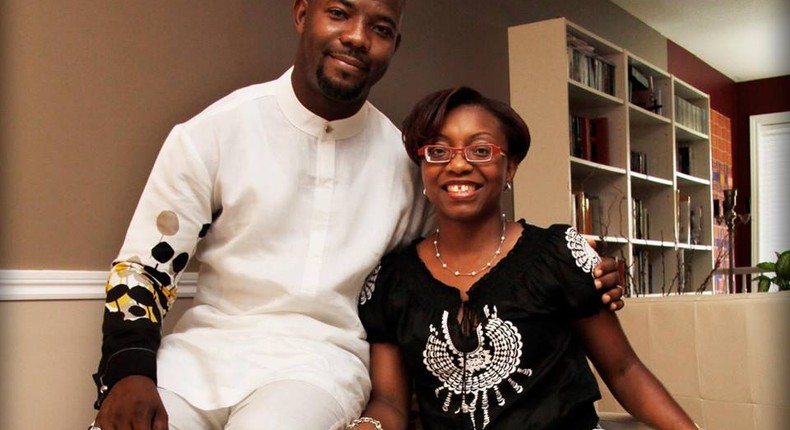 Okey Bakassi and wife, Ezinne