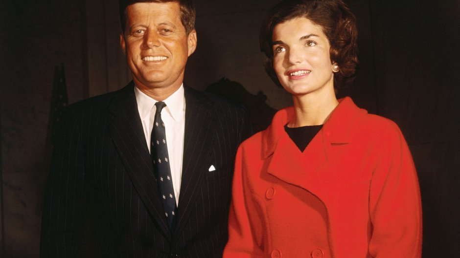 John F. Kennedy z żoną Jackie