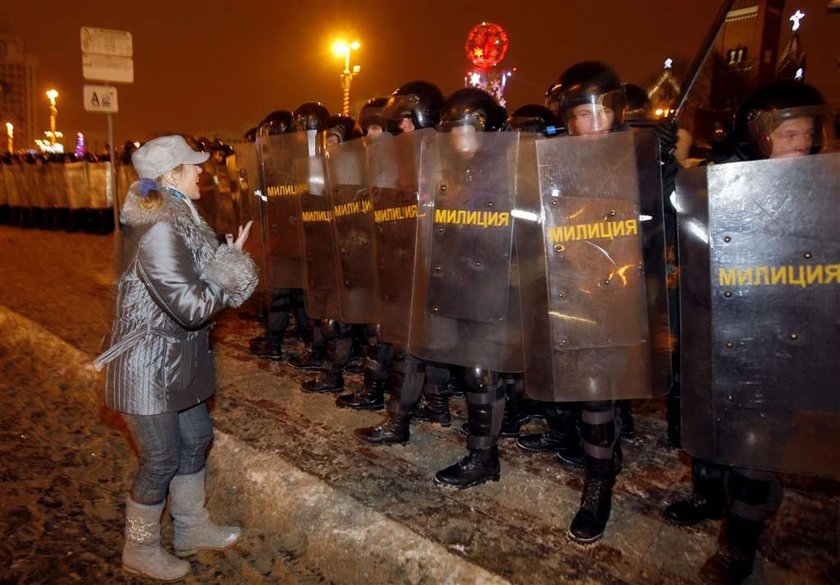 Ok. 200 zatrzymanych po demonstracji w Mińsku, będzie więcej