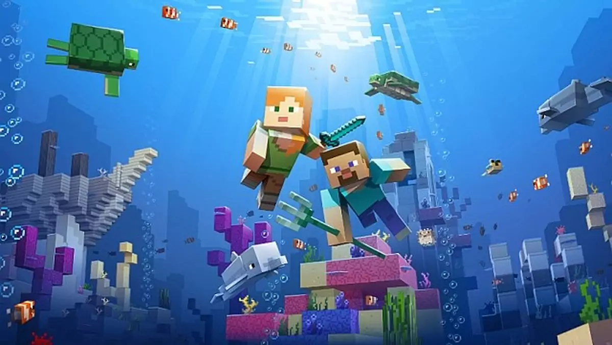 Minecraft - sporo nowości w nowej, podwodnej aktualizacji Aquatic Update