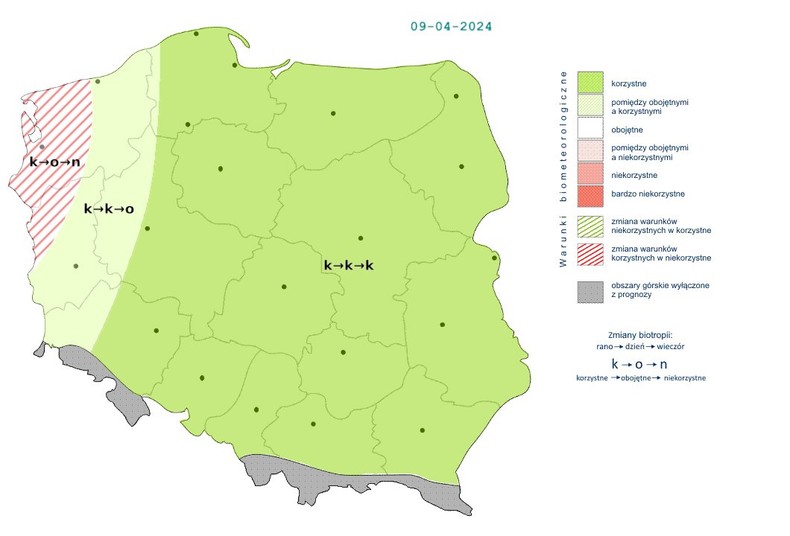 Pogoda będzie dziś korzystnie wpływać na nasze samopoczucie