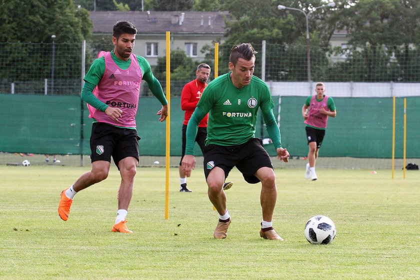 Pilka nozna. Ekstraklasa. Legia Warszawa. Zgrupowanie w Warce. 21.06.2018