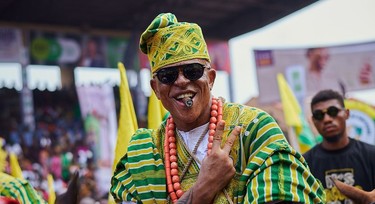 How those steeze images of Farooq Oreagba at Ojude Oba Festival came alive