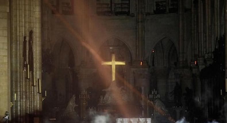 Miracle in Paris as cross and alter remain intact despite Notre Dame Cathedral fire