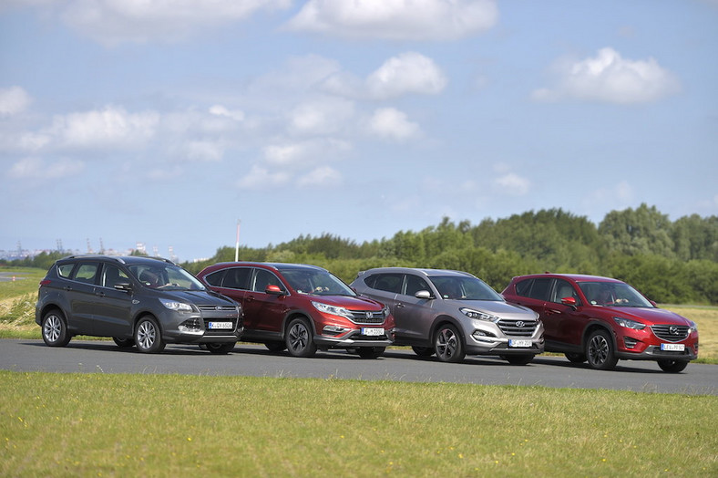 Ford Kuga, Honda CR-V, Hyundai Tucson, Mazda CX-5