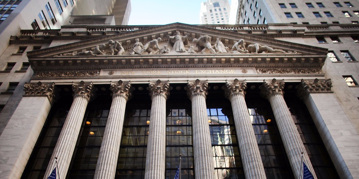 The New York Stock Exchange.