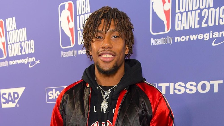 Alex Iwobi was in attendance at the O2 Arena [BR/Football]