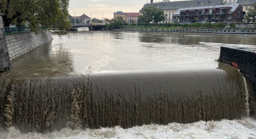 Odra przy moście Pomorskim