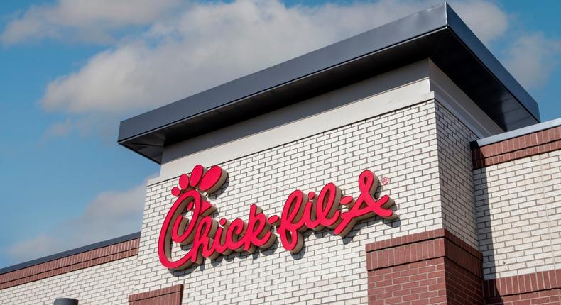 A Chick-fil-A restaurantMichael Siluk/UCG/Universal Images Group via Getty Images