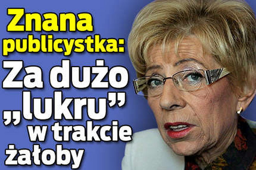 Za dużo "lukru" podczas żałoby?!