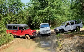 Honker kontra Mercedes Klasy G i Land Rover Defender