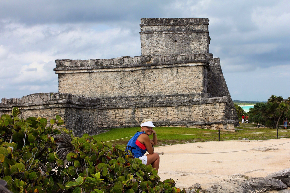 Małgorzata Ostrowska w Meksyku - Tulum (2014 r.)