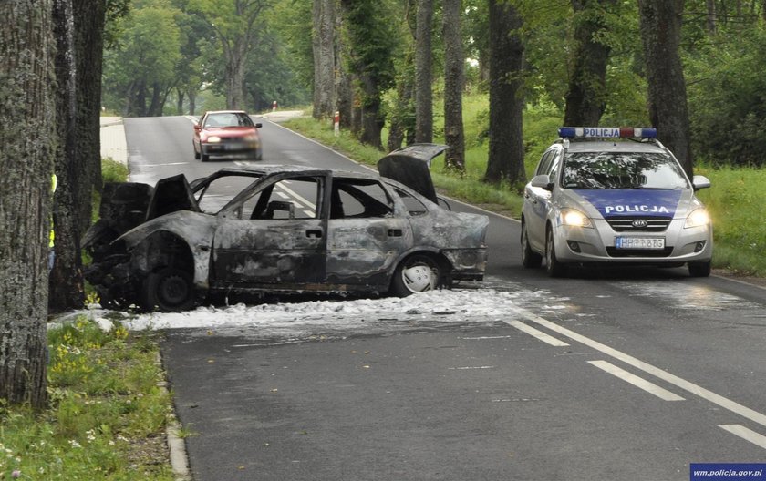 Wypadek na trasie Lidzbark Warmiński-Orneta