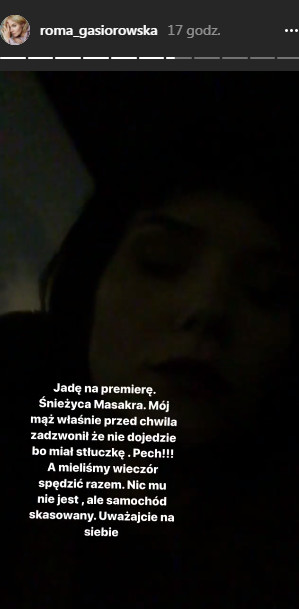 Roma Gąsiorowska na Instagramie