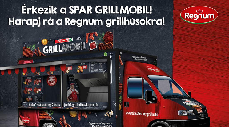 Érkezik a Spar Grillmobil!