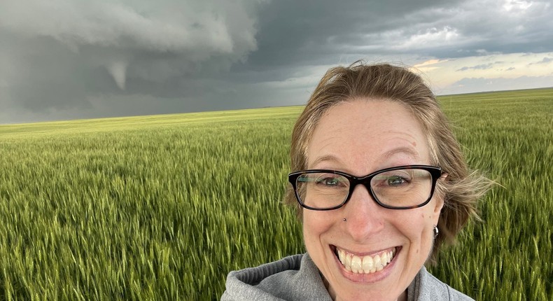 Jen Walton has been chasing storms since 2018.Jen Walton