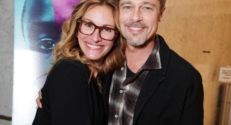 Brad Pitt spotted for the first time with Julia Roberts since Angelina Jolie filed for divorce