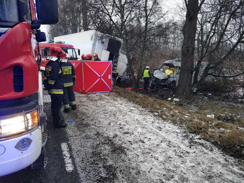 Karambol w okolicach Góry Kalwarii