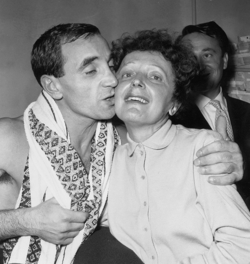 Edith Piaf i Charles Aznavour